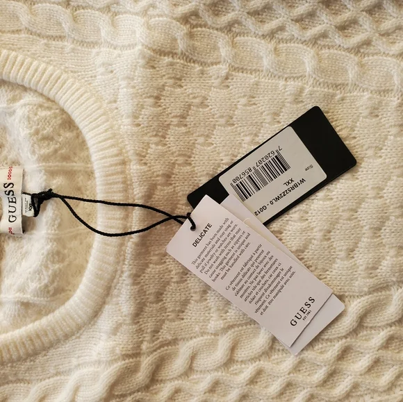 GUESS "Braya" Cable Knit Sweater - Picture 6 of 6